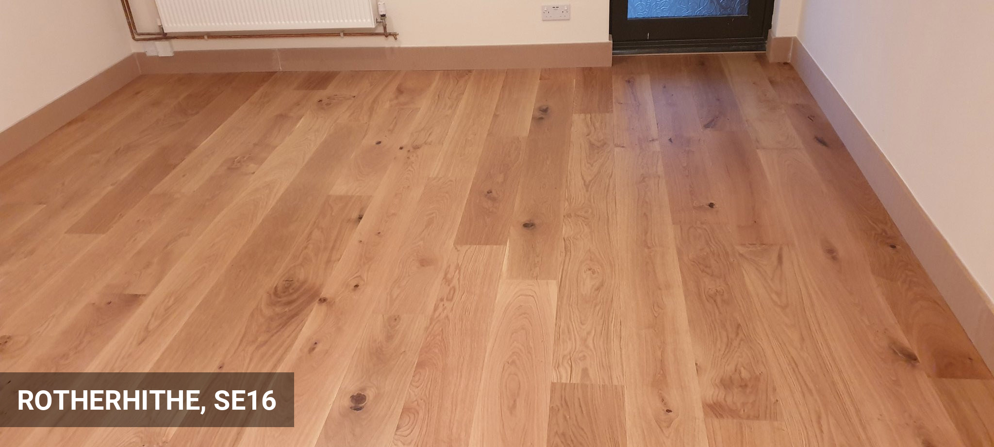 Installation of Engineered Oak Wood Flooring in Rotherhithe