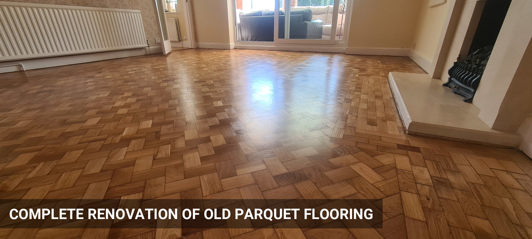 Unique Vintage Oak Parquet Flooring Restoration in Watford