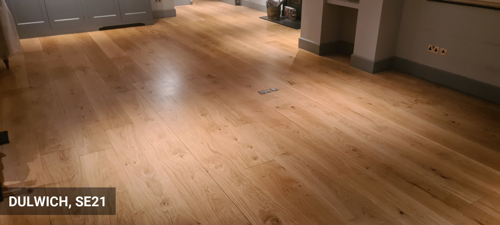 Floor Sanding & Sealing Oak Flooring in Dulwich