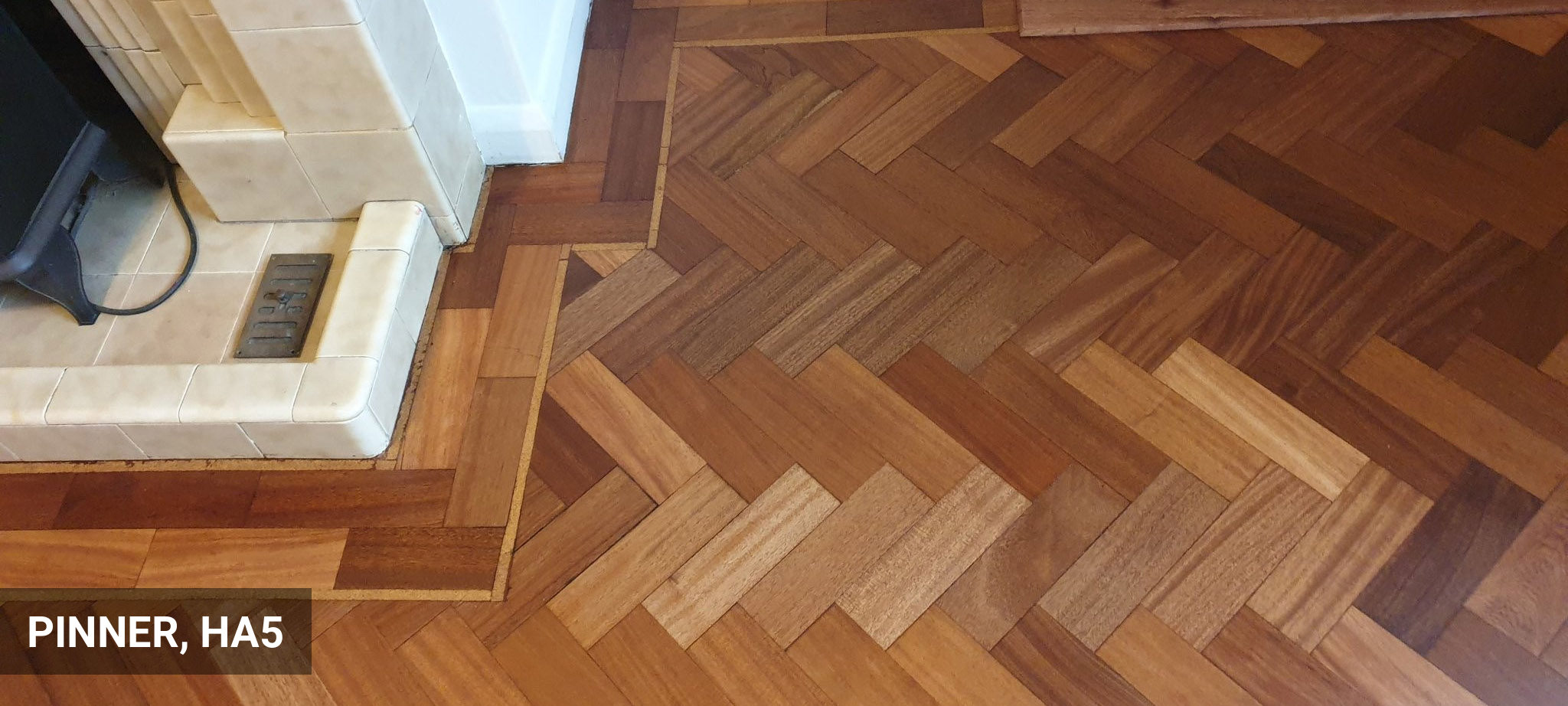 Merbau Parquet Flooring Restoration & Repairs in Pinner