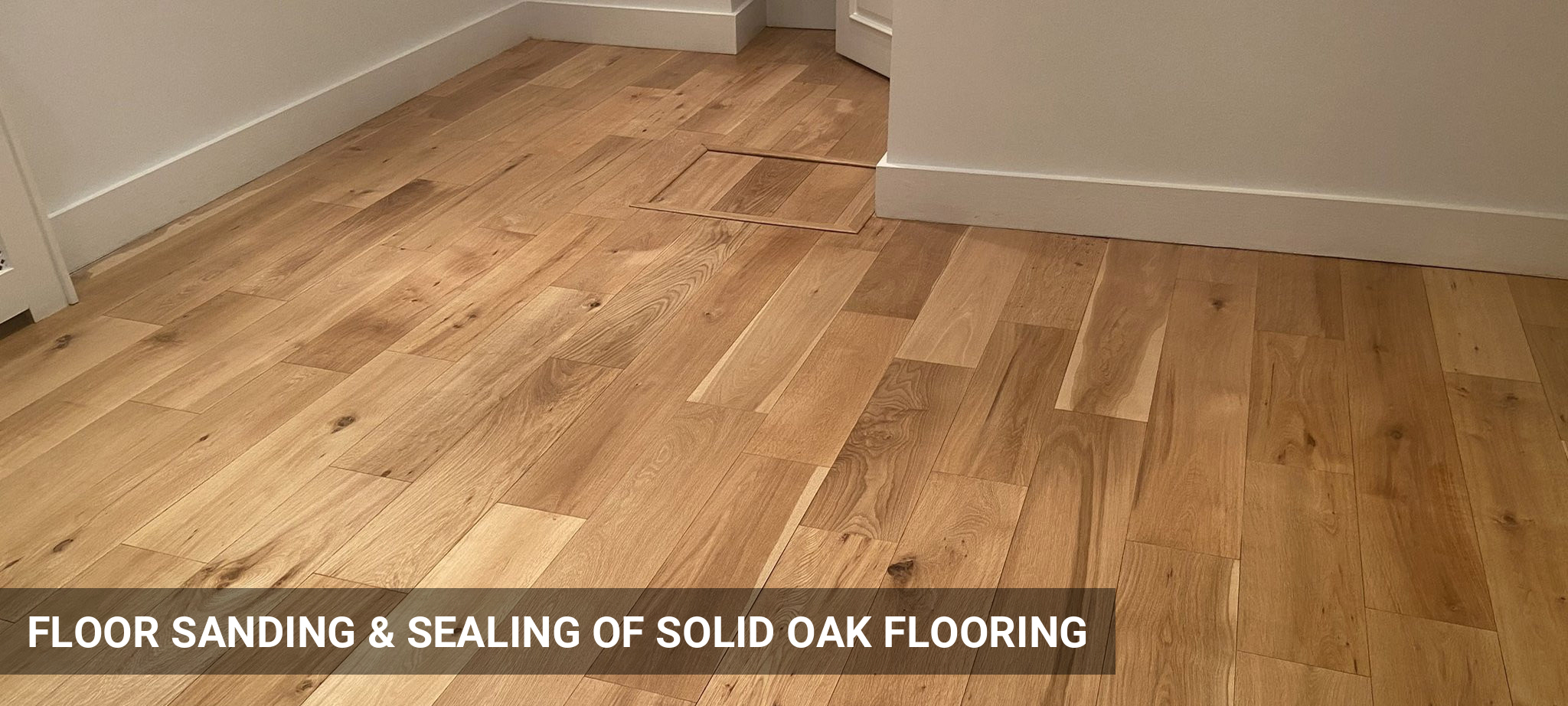 Floor Sanding & Sealing of Solid Oak Flooring & Staircase in Barbican, EC2Y