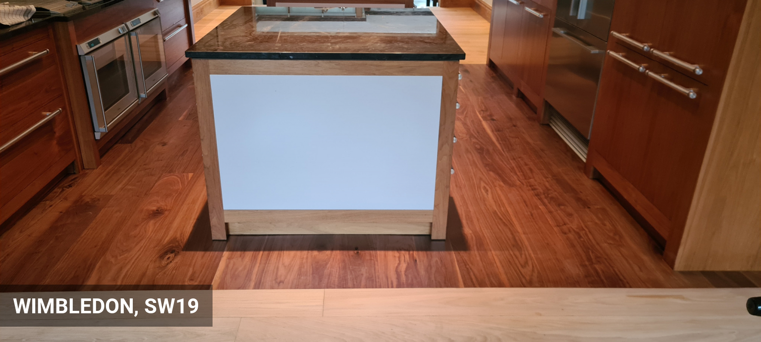 Sanding & Sealing of a Gorgeous Mix of Walnut & Oak Flooring in Wimbledon