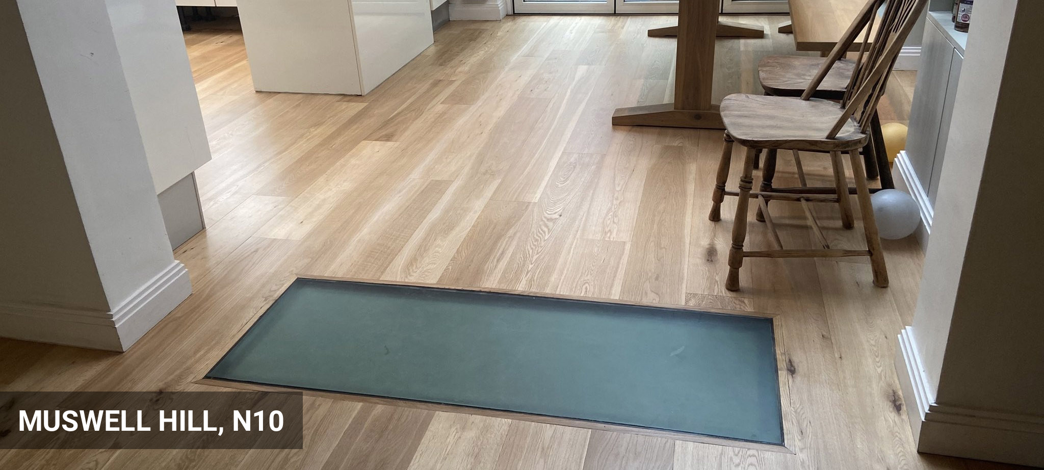 Floor Sanding & Sealing Solid Oak Flooring in Muswell Hill, N10