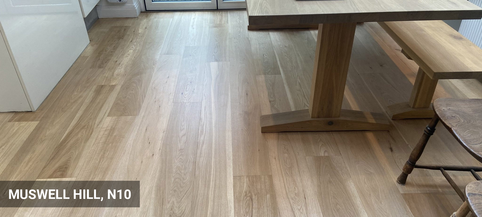 Floor Sanding & Sealing Solid Oak Flooring in Muswell Hill