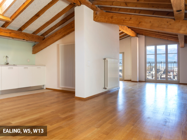Restoration of Oak Hardwood Strip Boards in Ealing