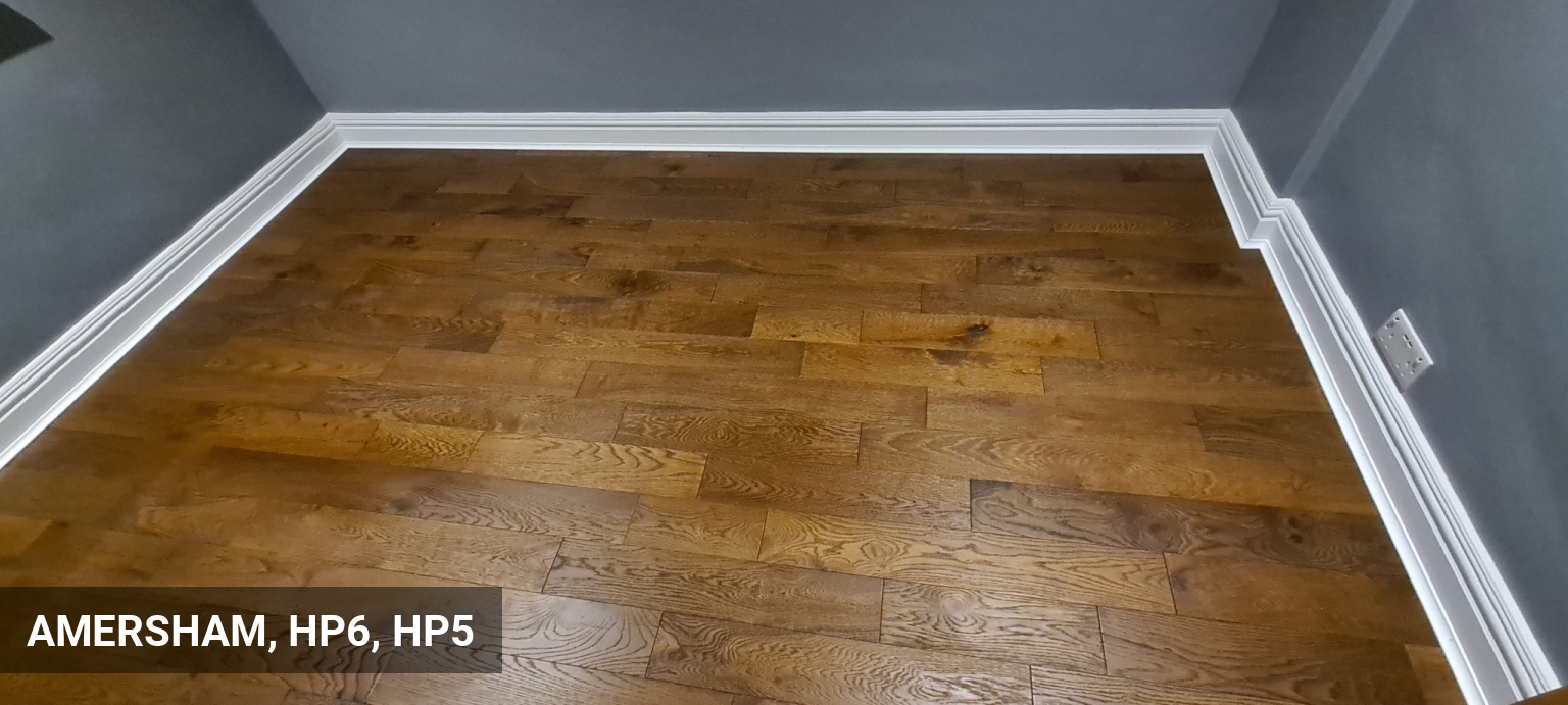 Installation of Timberlay Golden Sunrise Oak Engineered Wood Flooring in Amersham