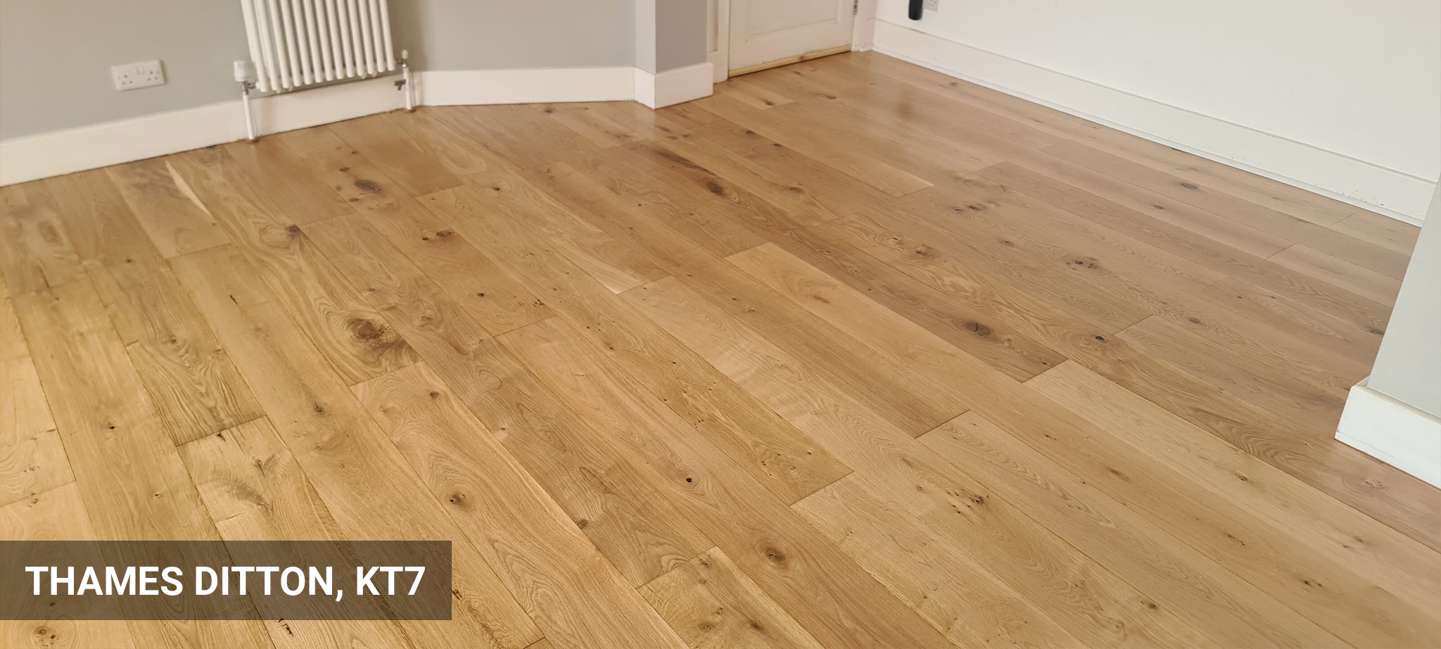 Engineered Oak Flooring & Worktop Renovation in Thames Ditton, KT7