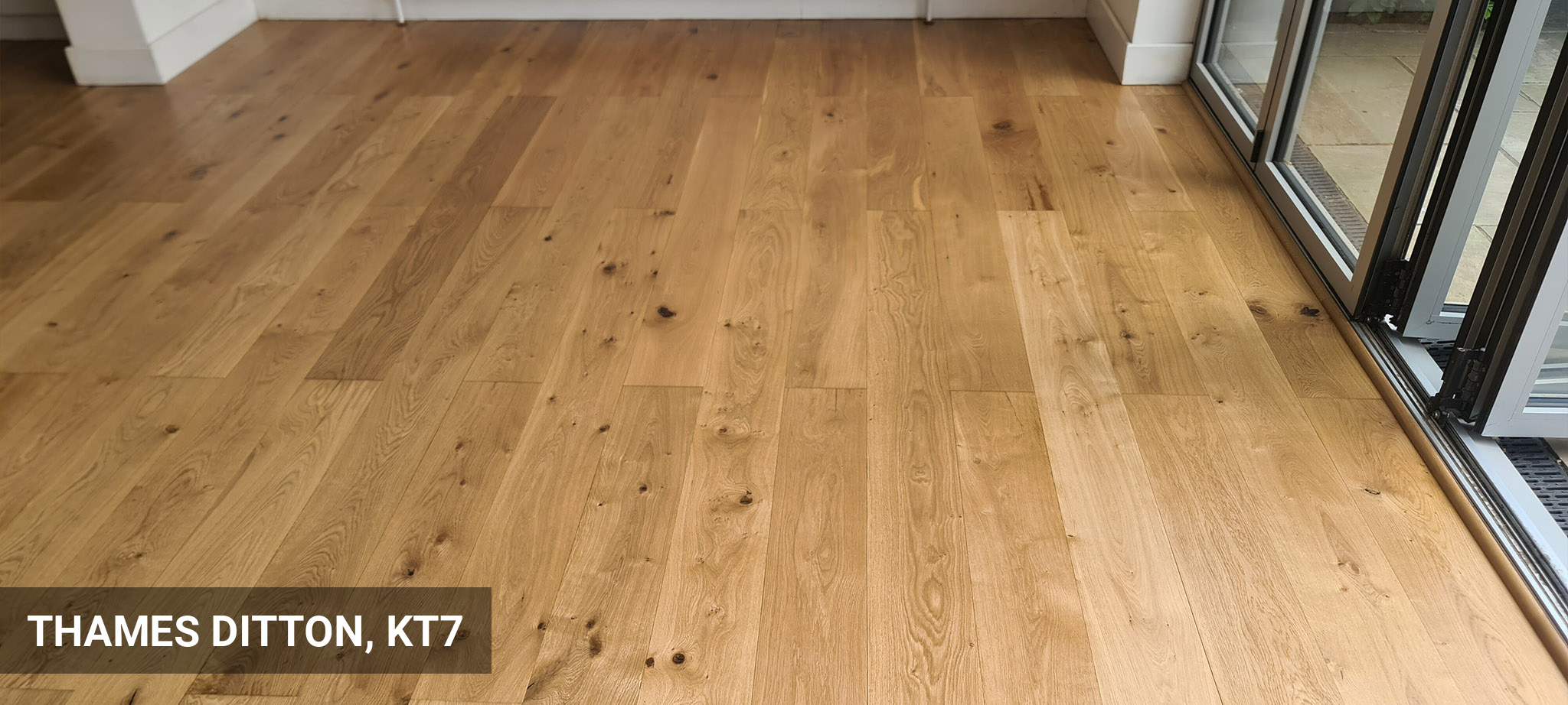 Engineered Oak Flooring & Worktop Renovation in Thames Ditton