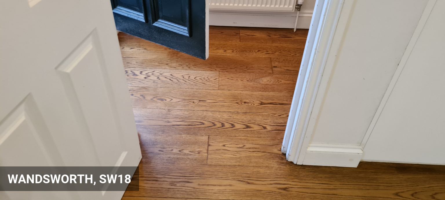 Engineered Oak Flooring Sanded & Finished with Morrells Walnut Stain in Wandsworth