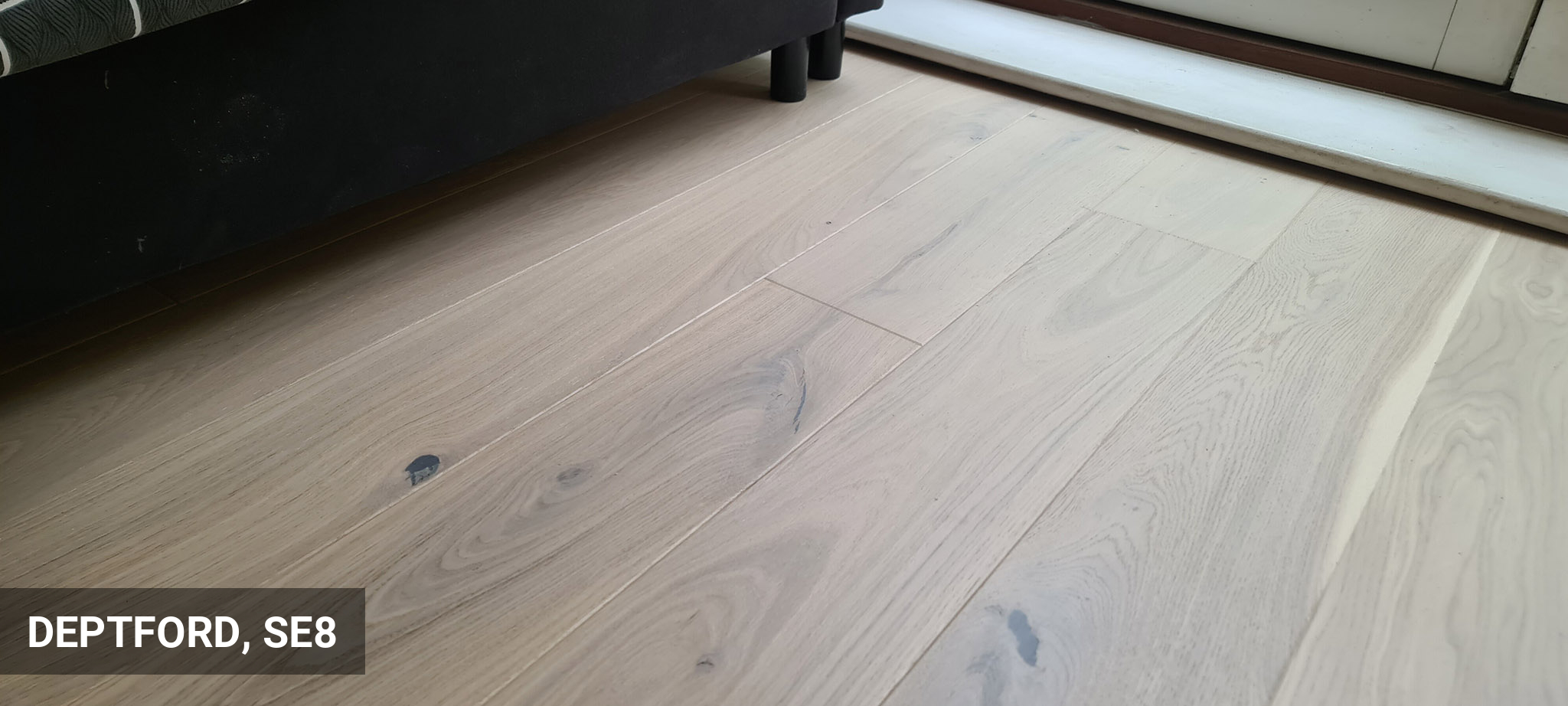 Replacement of Flooring with Holt Rockingham Engineered Oak Flooring in Deptford