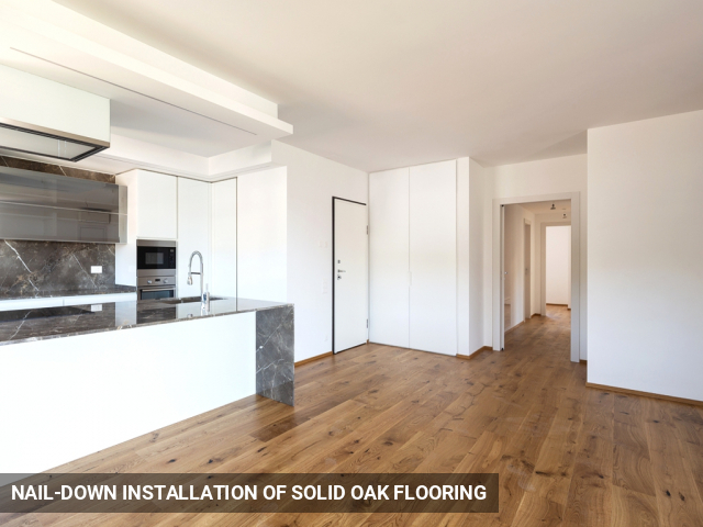 Nail-Down Installation of Solid Oak Flooring in Wandsworth