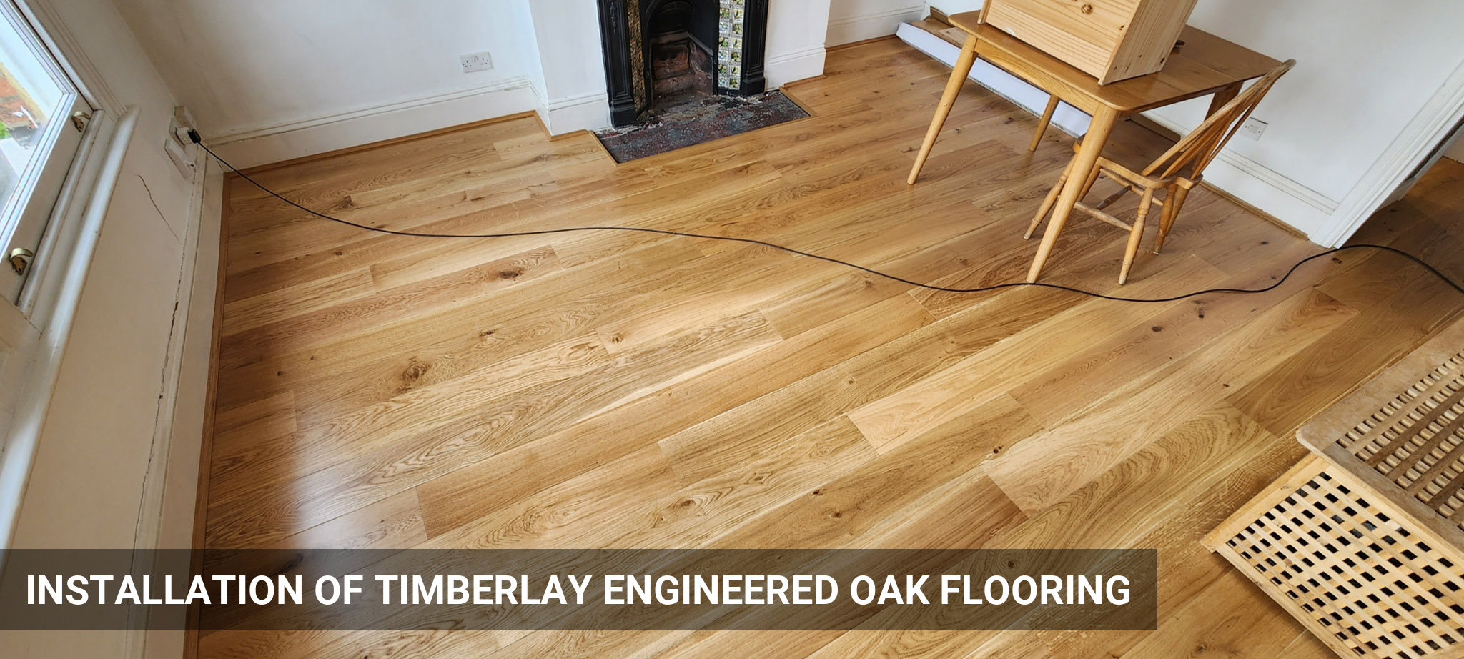 Installation of Timberlay Engineered Oak Flooring 190x20 mm in Finsbury Park