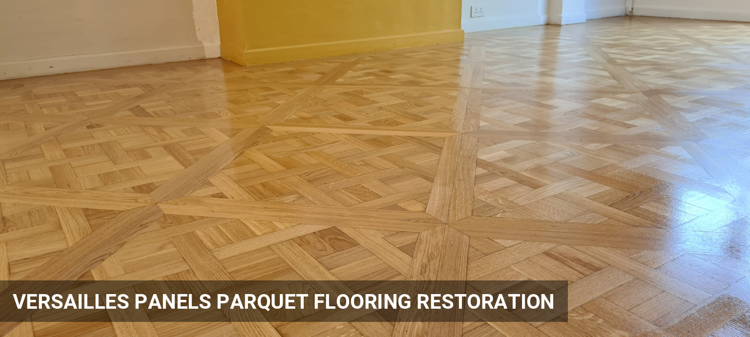 Versailles Panels Parquet Flooring Restoration in Richmond in Richmond