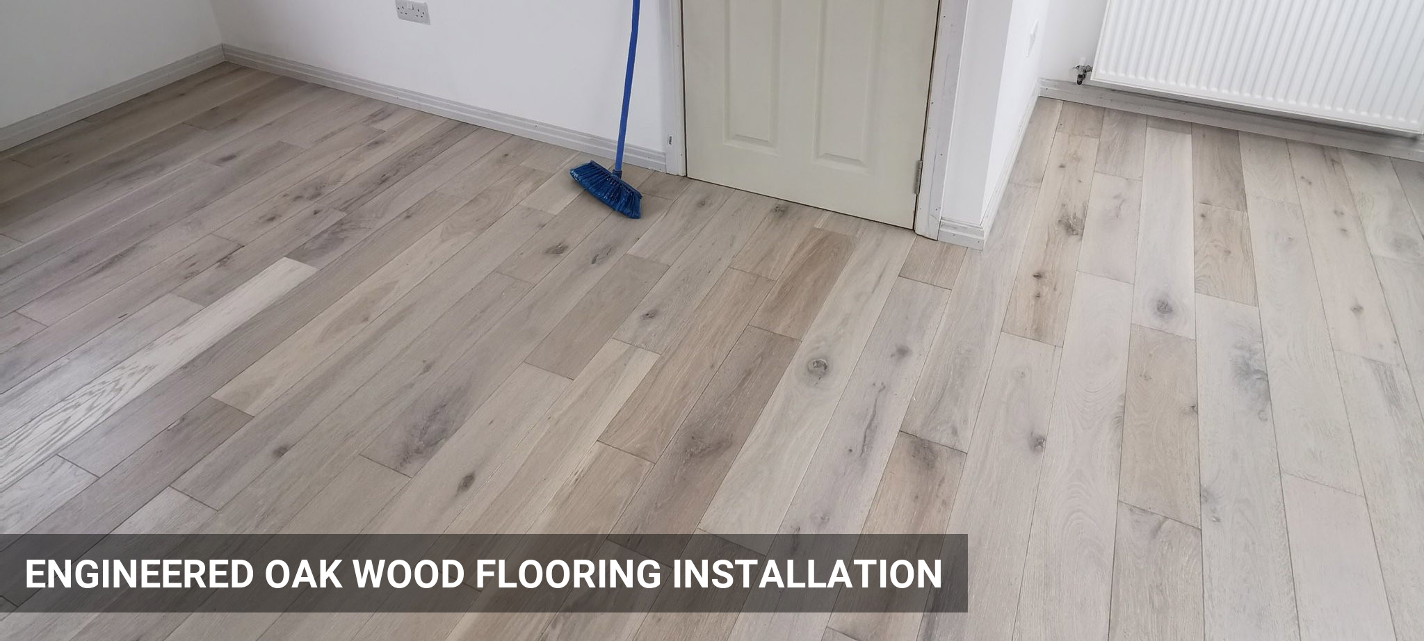 Pale Oak Engineered Wood Flooring Installation in Barking