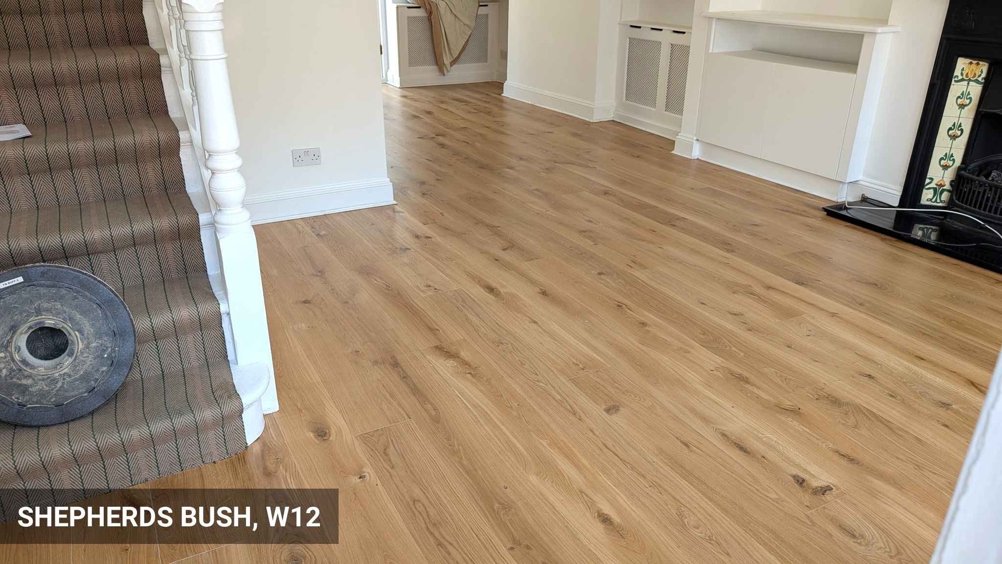 Oak Flooring Refinishing with Bona Traffic HD, Matt in Shepherds Bush