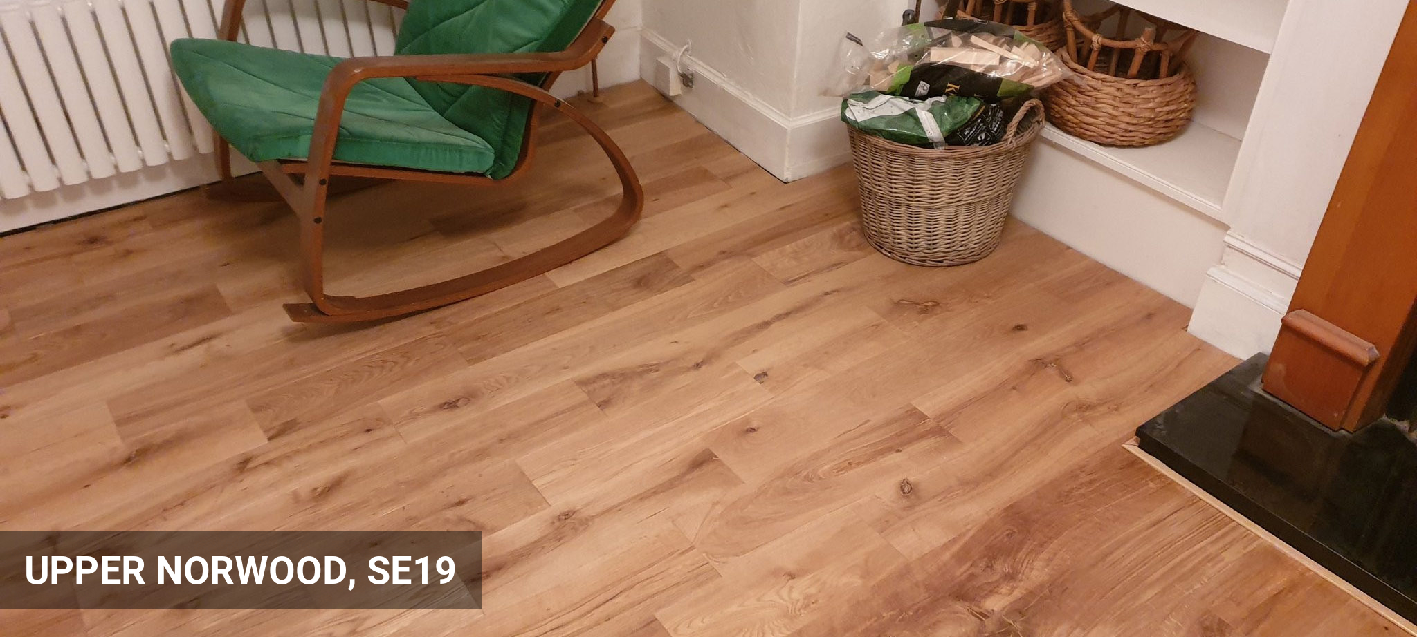 Nail-down Floor Installation of Oak Hardwood Flooring in Upper Norwood