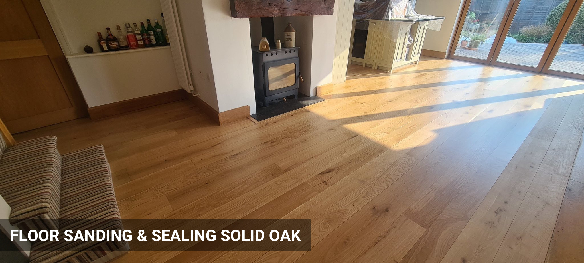 Floor Sanding & Sealing Solid Oak with Matt Lacquer in Reigate, RH2