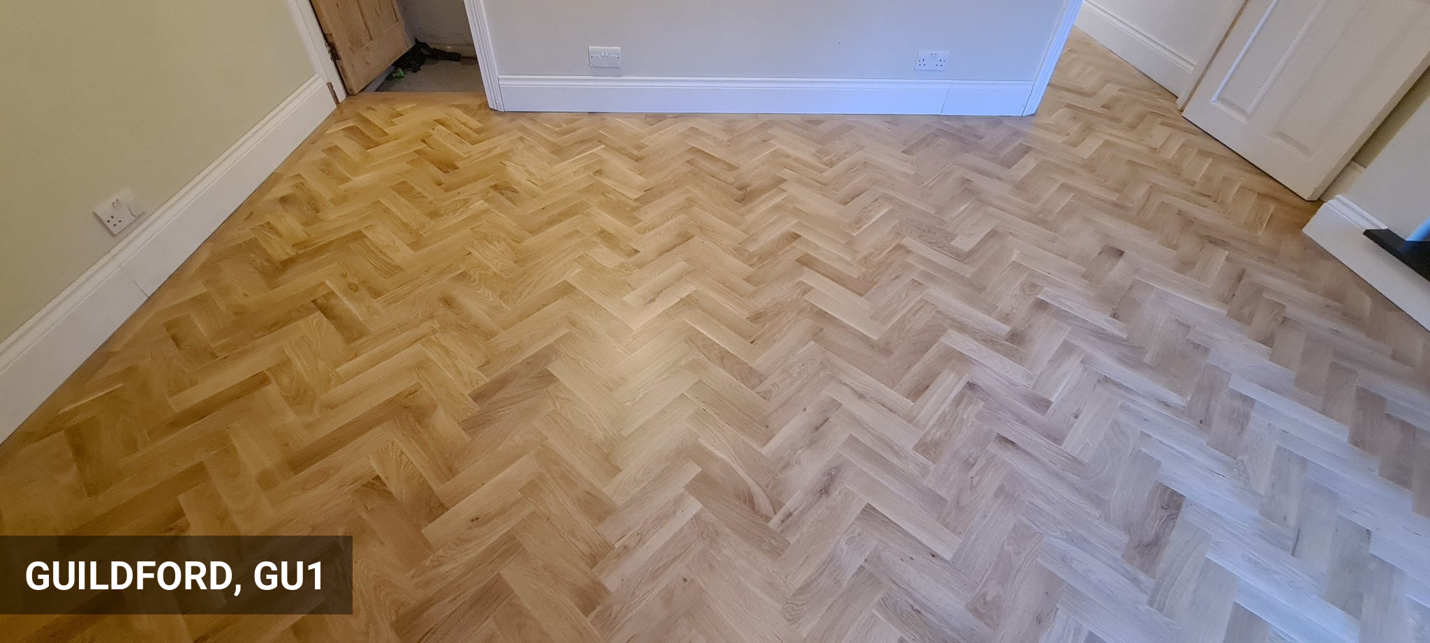 Solid Oak Parquet Flooring Fitting & Finishing in Guildford