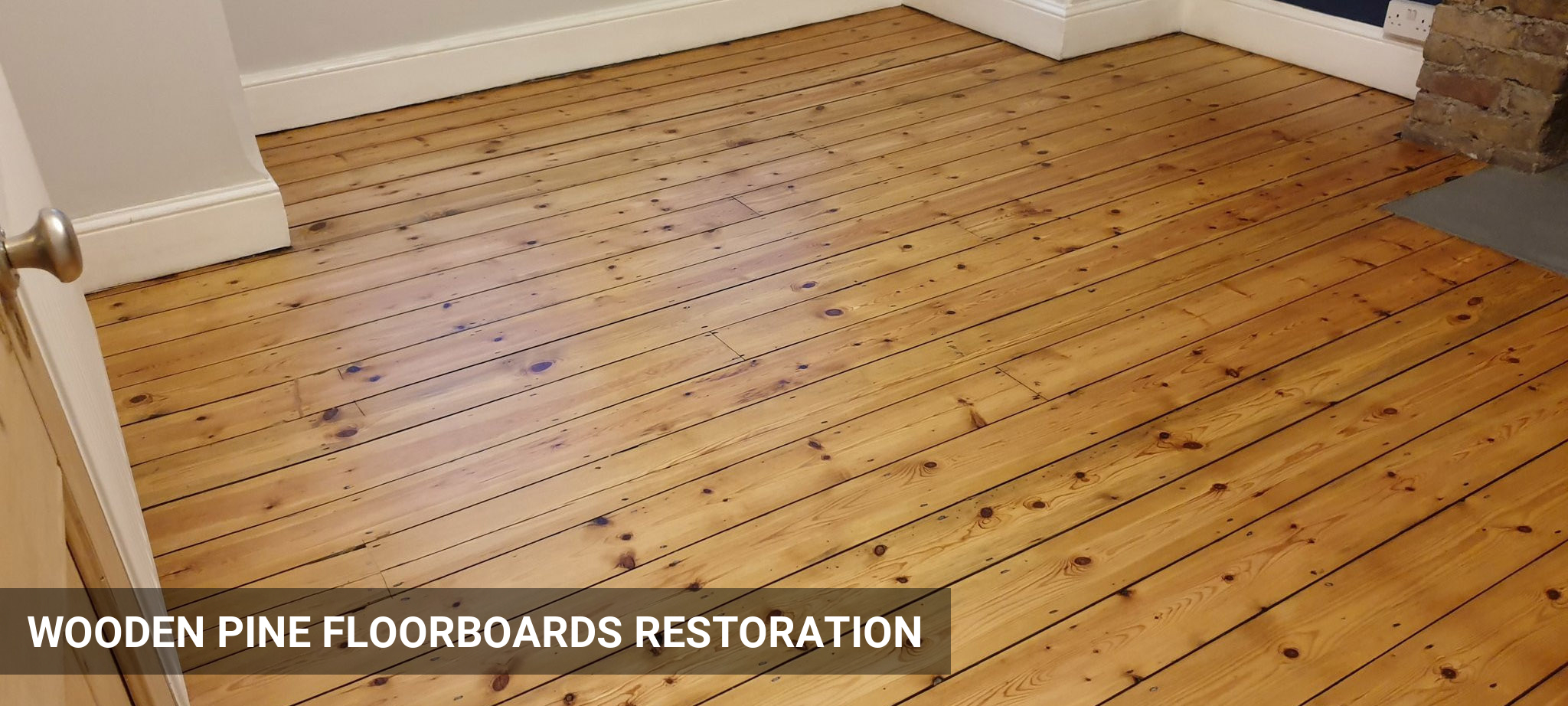 Renovation of Wooden Pine Floorboards in Tottenham