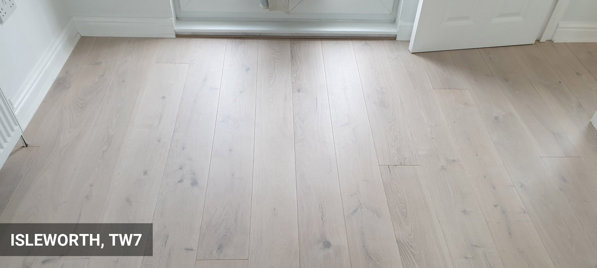 White Oiled Ecohardwood Engineered Oak Flooring Supplied & Fitted in Isleworth