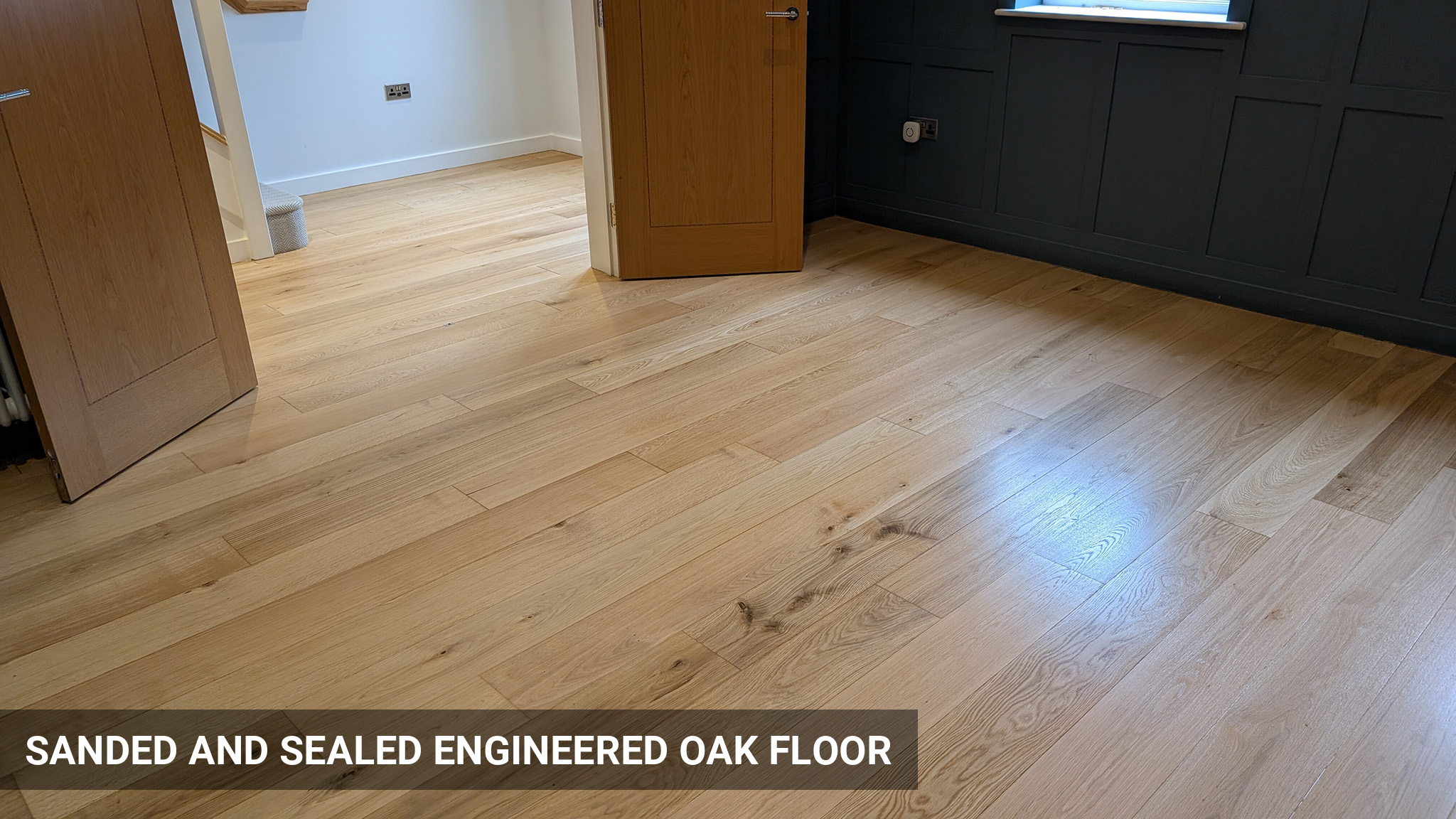Renovation of Engineered Oak Wood Floors in Harpenden