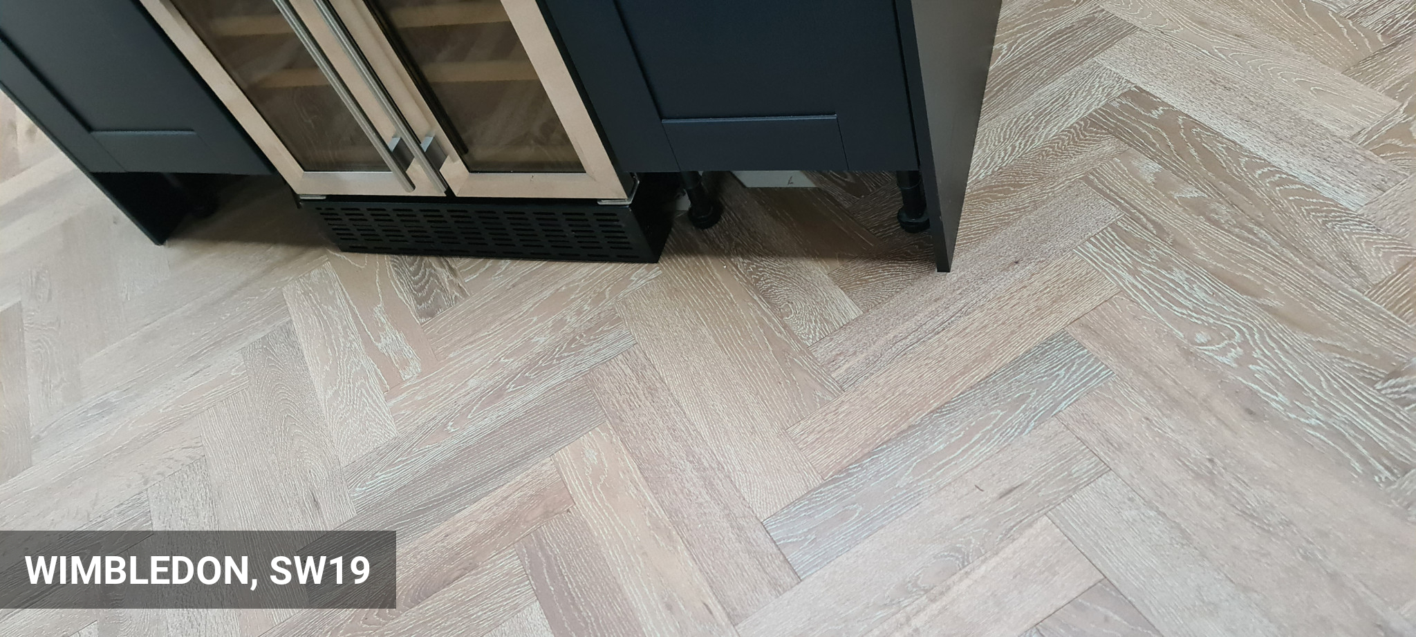 Installation of Ashton & Rose Clifton Herringbone Parquet Flooring in Wimbledon