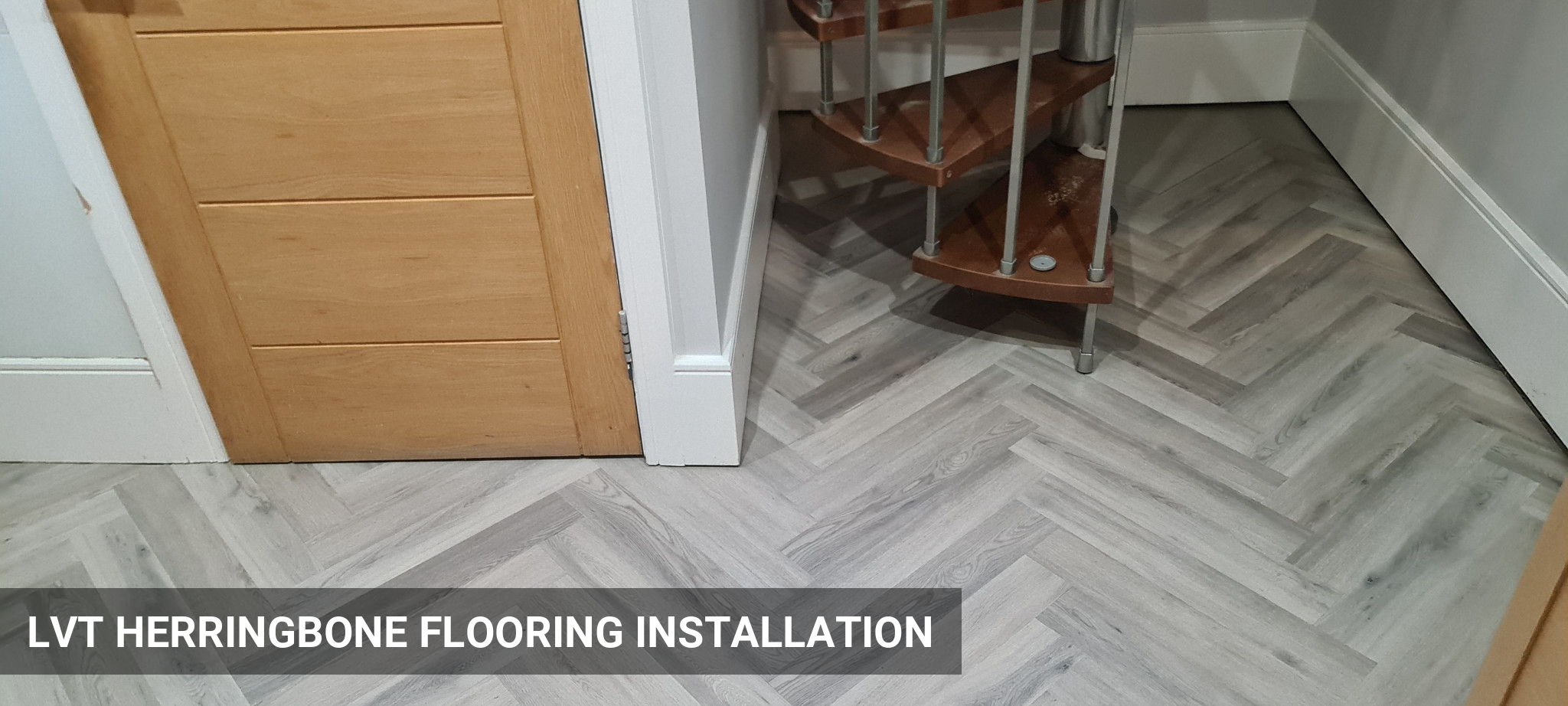 LVT Herringbone Flooring Installation in Clapham
