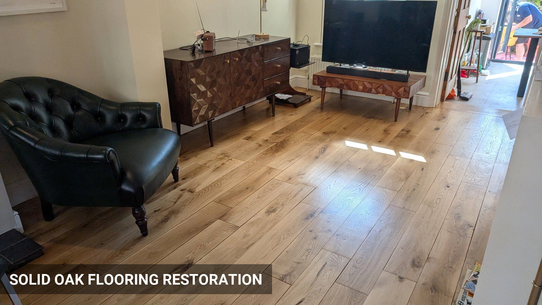 Reviving the Glory of a Solid Oak Flooring in Harpenden