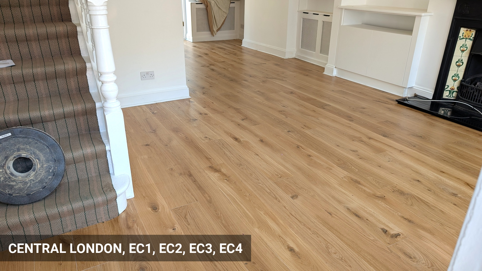 Engineered Oak Flooring Restoration in Central London