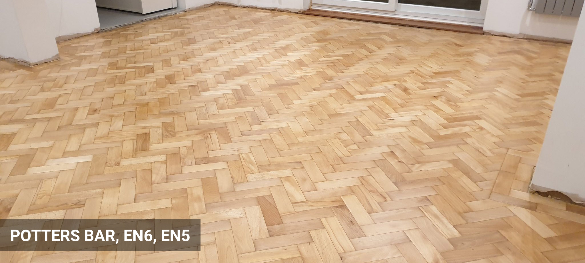 Beech Parquet Flooring Restoration with Gap Filling in Potters Bar, EN6, EN5
