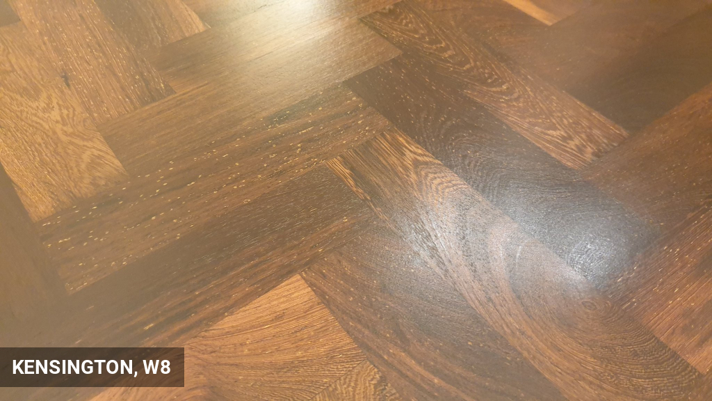 Panga-Panga Parquet Flooring Restoration in Kensington