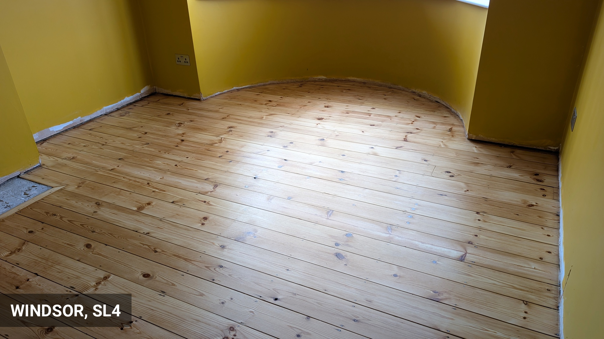 Original Victorian Floorboards Restoration in Matt Lacquer in Windsor