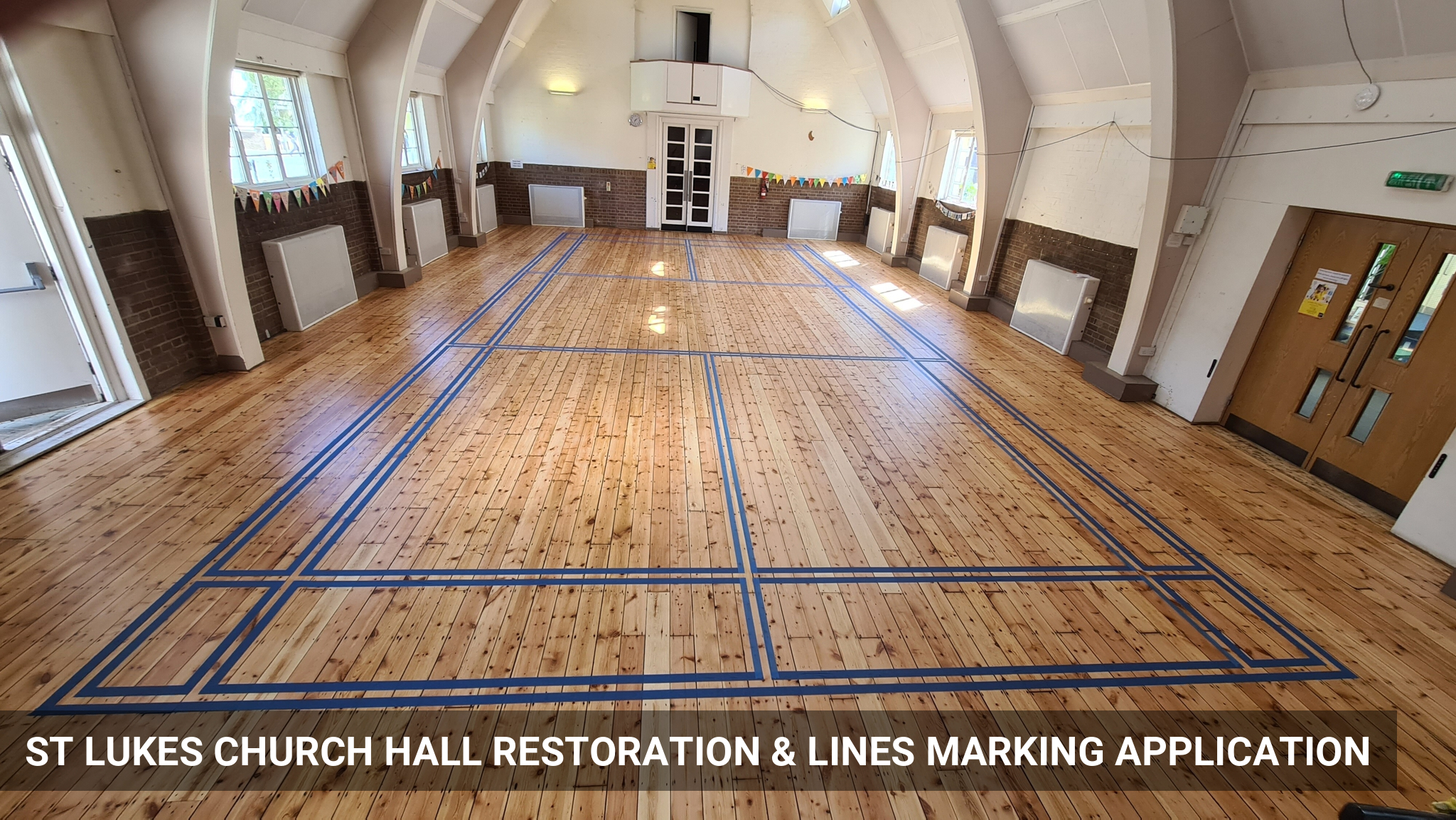 St Lukes Church Hall Restoration & Lines Marking Application in Watford, WD17, WD18, WD19, WD24, WD25