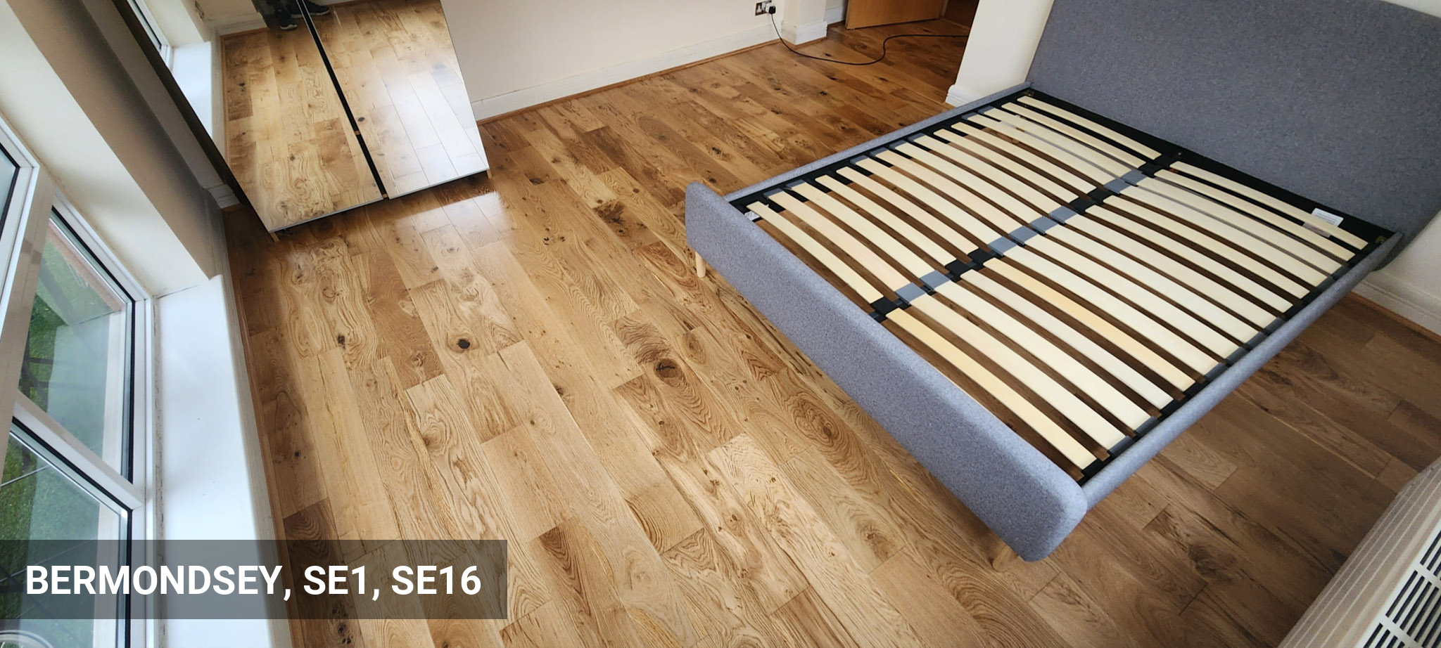 Installation of Timberlay Engineered Oak Wood Floor 150x18 mm in Bermondsey