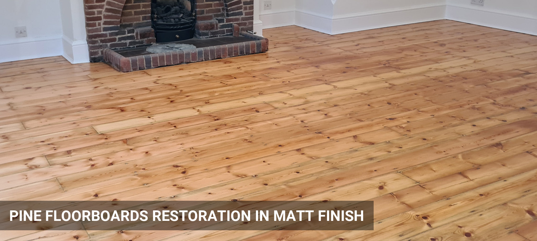 Original Pine Floorboards Renovation in Esher