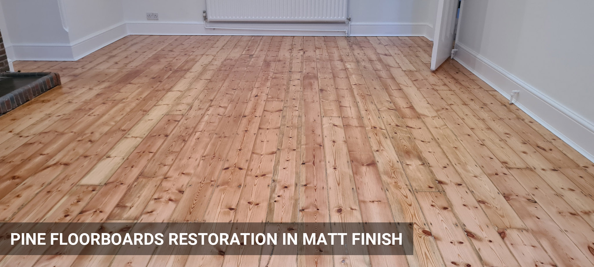 Original Pine Floorboards Renovation in Esher, KT10