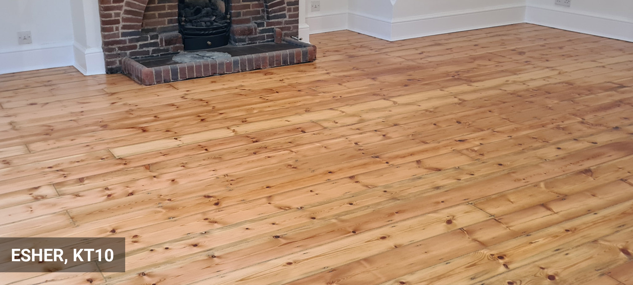 Original Pine Floorboards Renovation in Esher, KT10