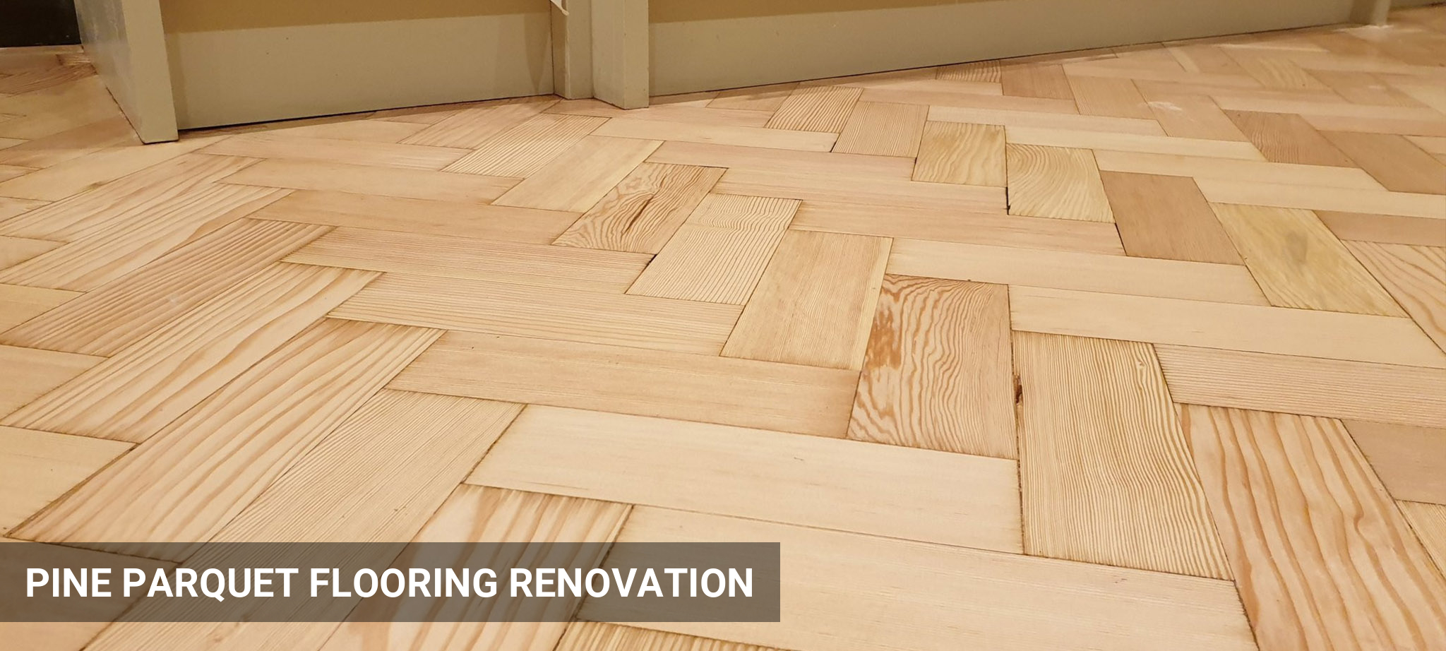 Pine Parquet Flooring Restoration in Hemel Hempstead
