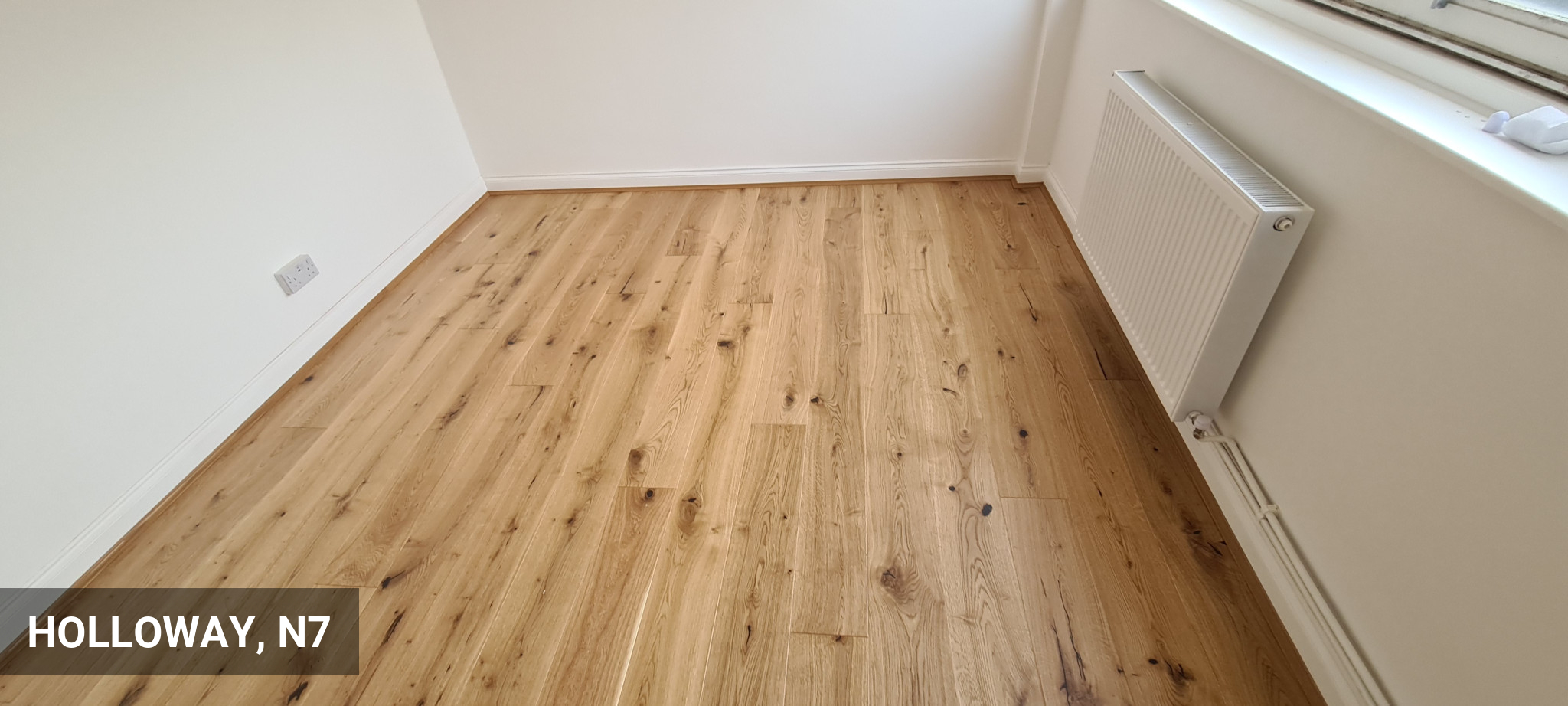 Installation of Holt Kinver Engineered Oak Flooring in Holloway