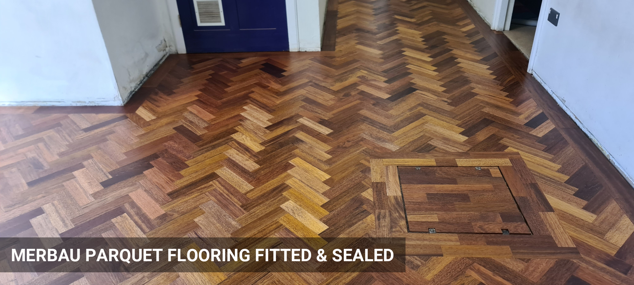 Replacement of Solid Merbau Parquet Flooring in Hanover Primary School in Islington