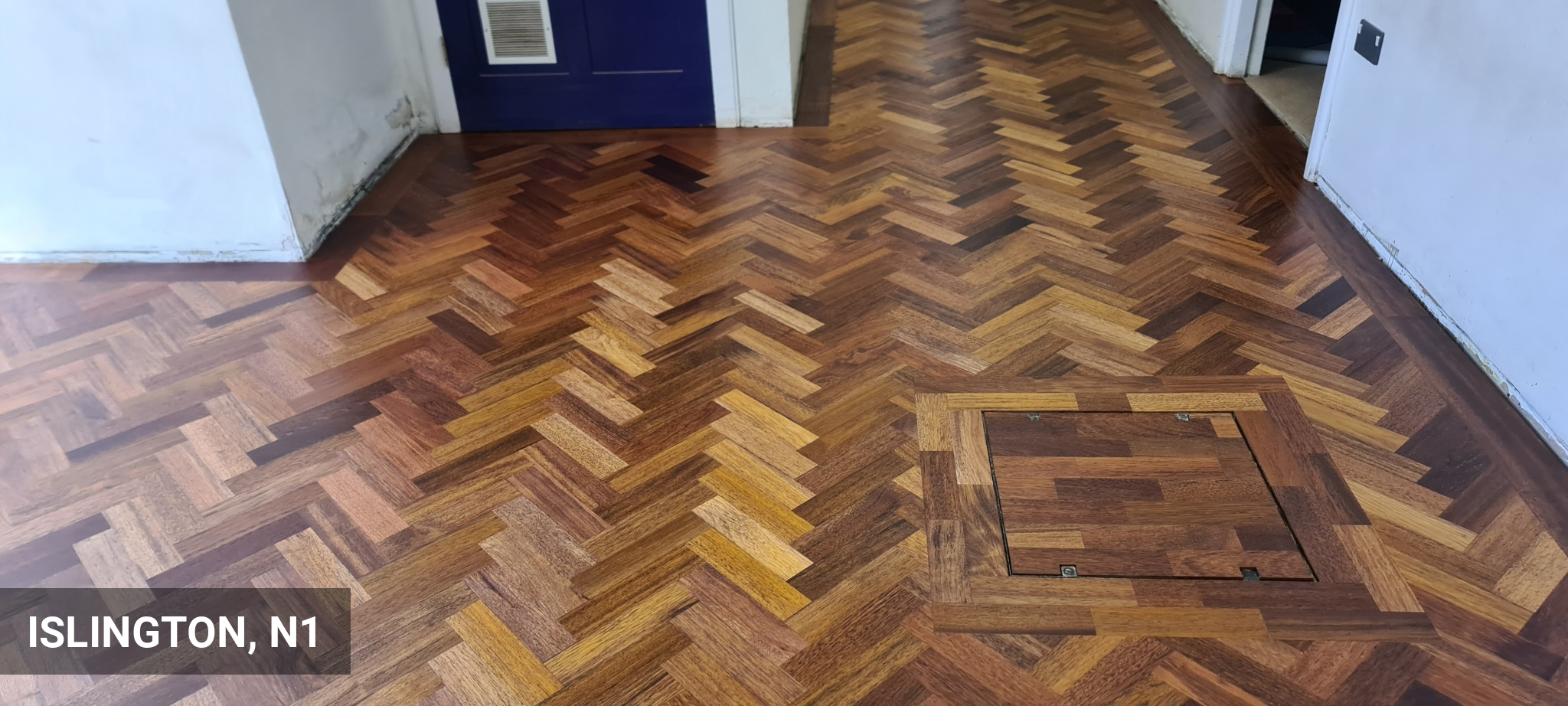 Replacement of Solid Merbau Parquet Flooring in Hanover Primary School in Islington, N1