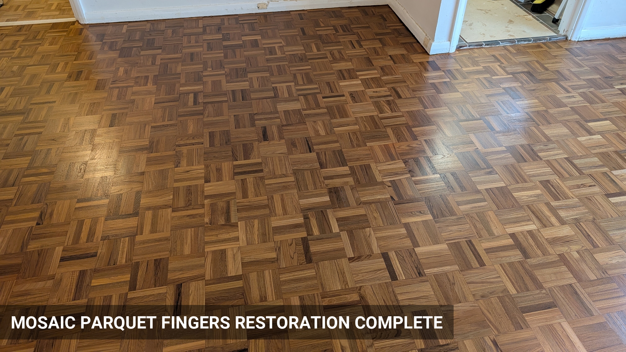 Mosaic Parquet Fingers Renovation & Gap Filling in Blackheath, SE3
