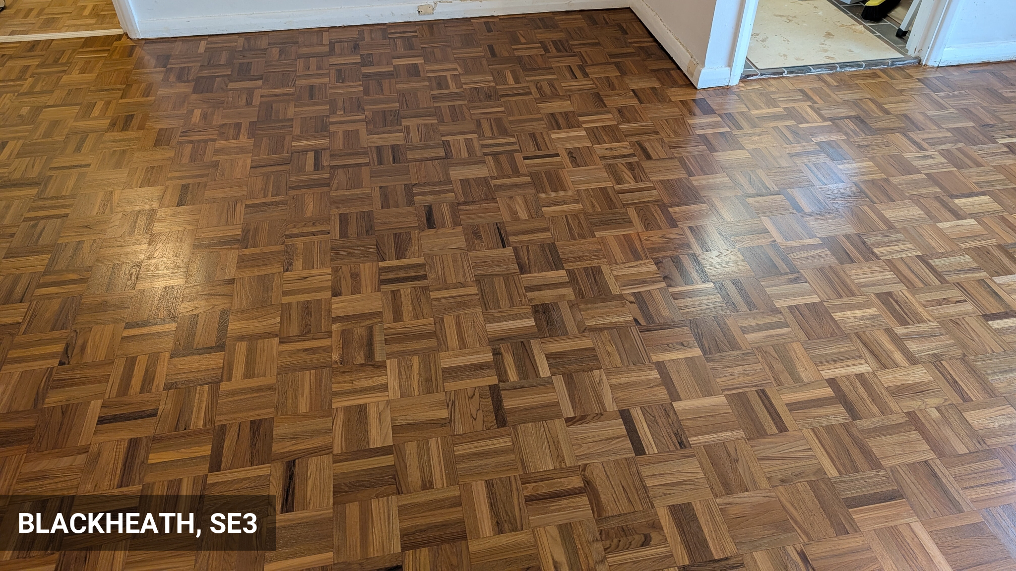 Mosaic Parquet Fingers Renovation & Gap Filling in Blackheath