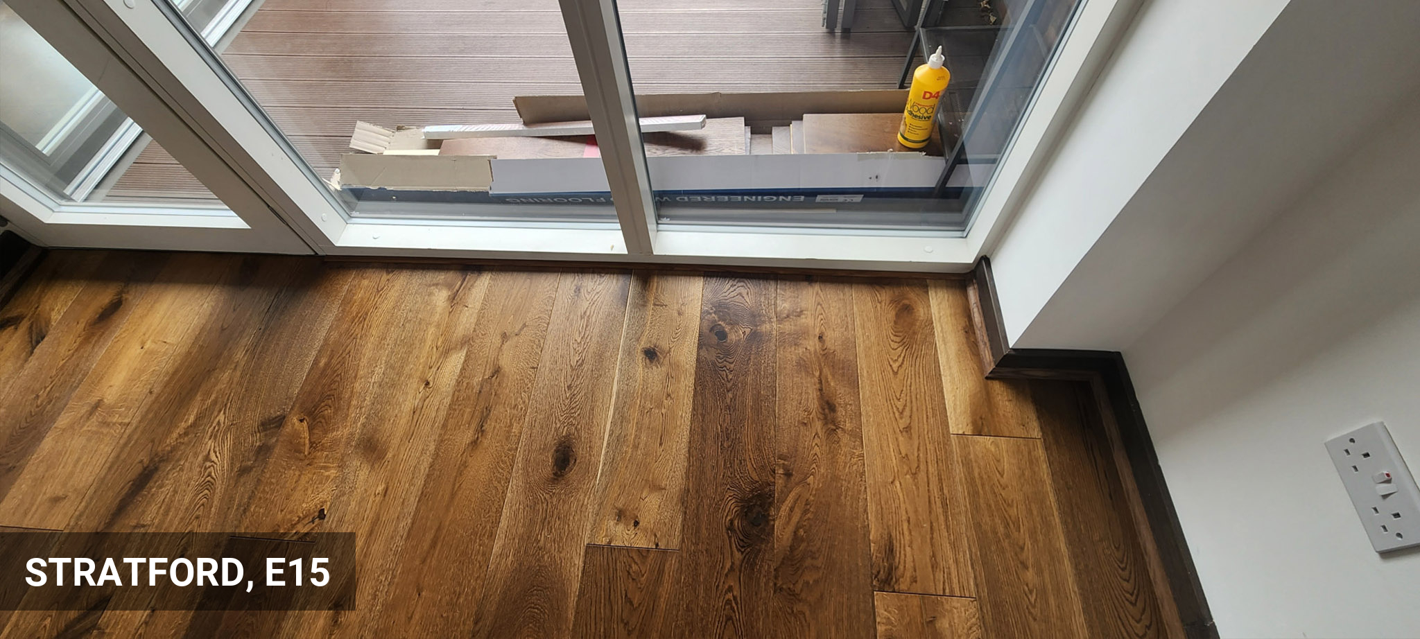 Oak Wood Flooring Installation in Stratford
