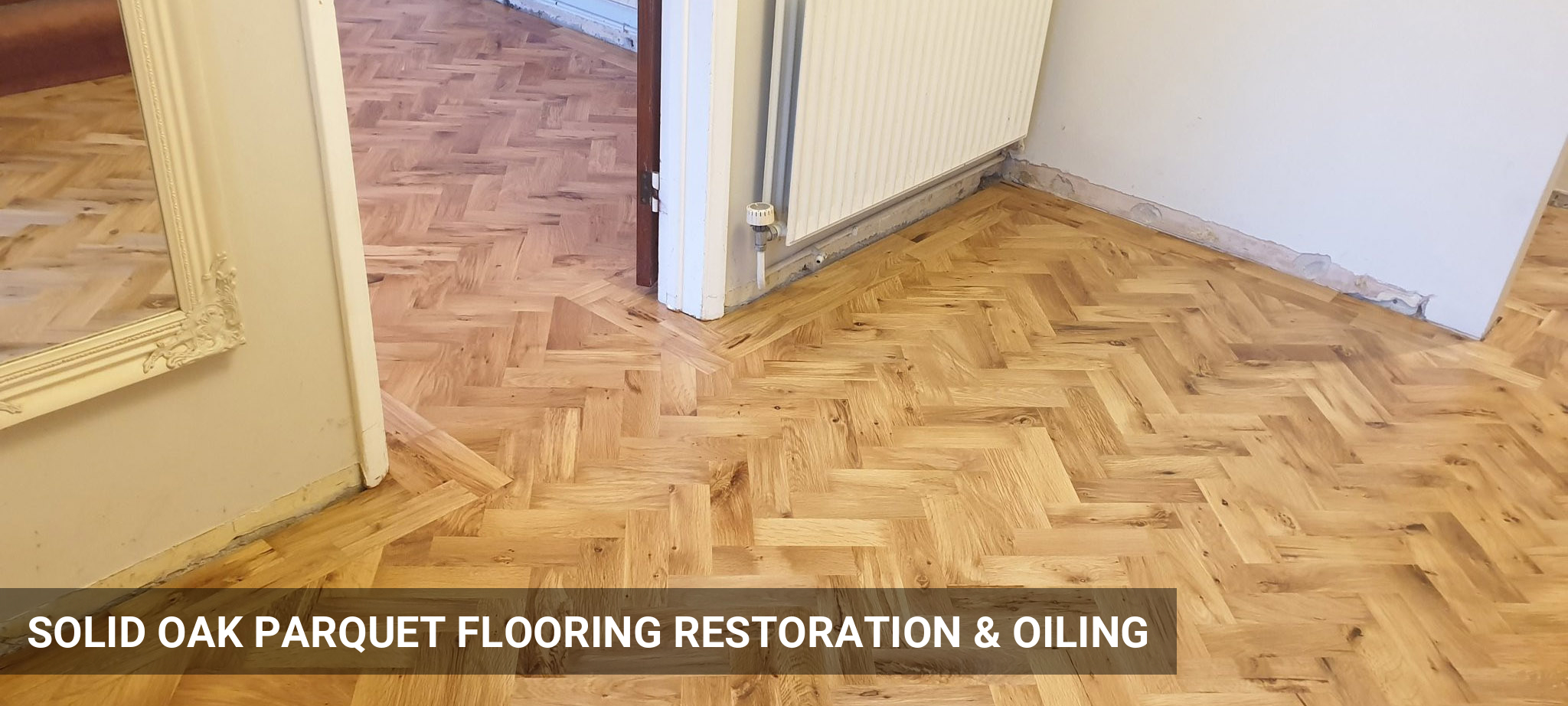 Rustic Solid Oak Parquet Flooring Restoration & Oiling in Eltham, SE9