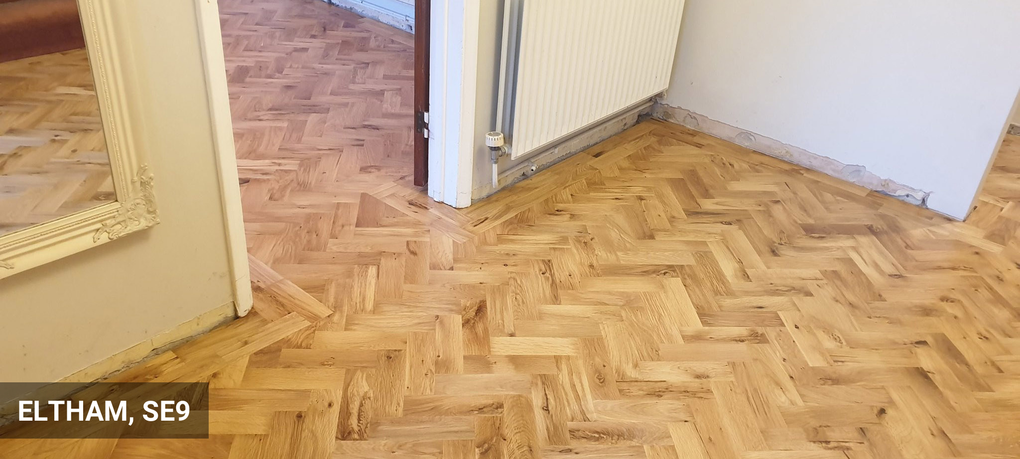 Rustic Solid Oak Parquet Flooring Restoration & Oiling in Eltham, SE9