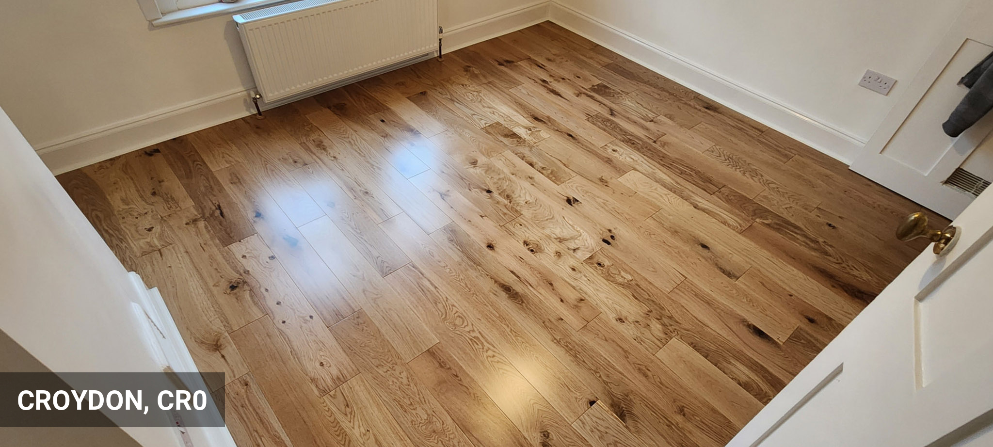 Engineered Oak Wood Flooring & Beading Installation in Croydon