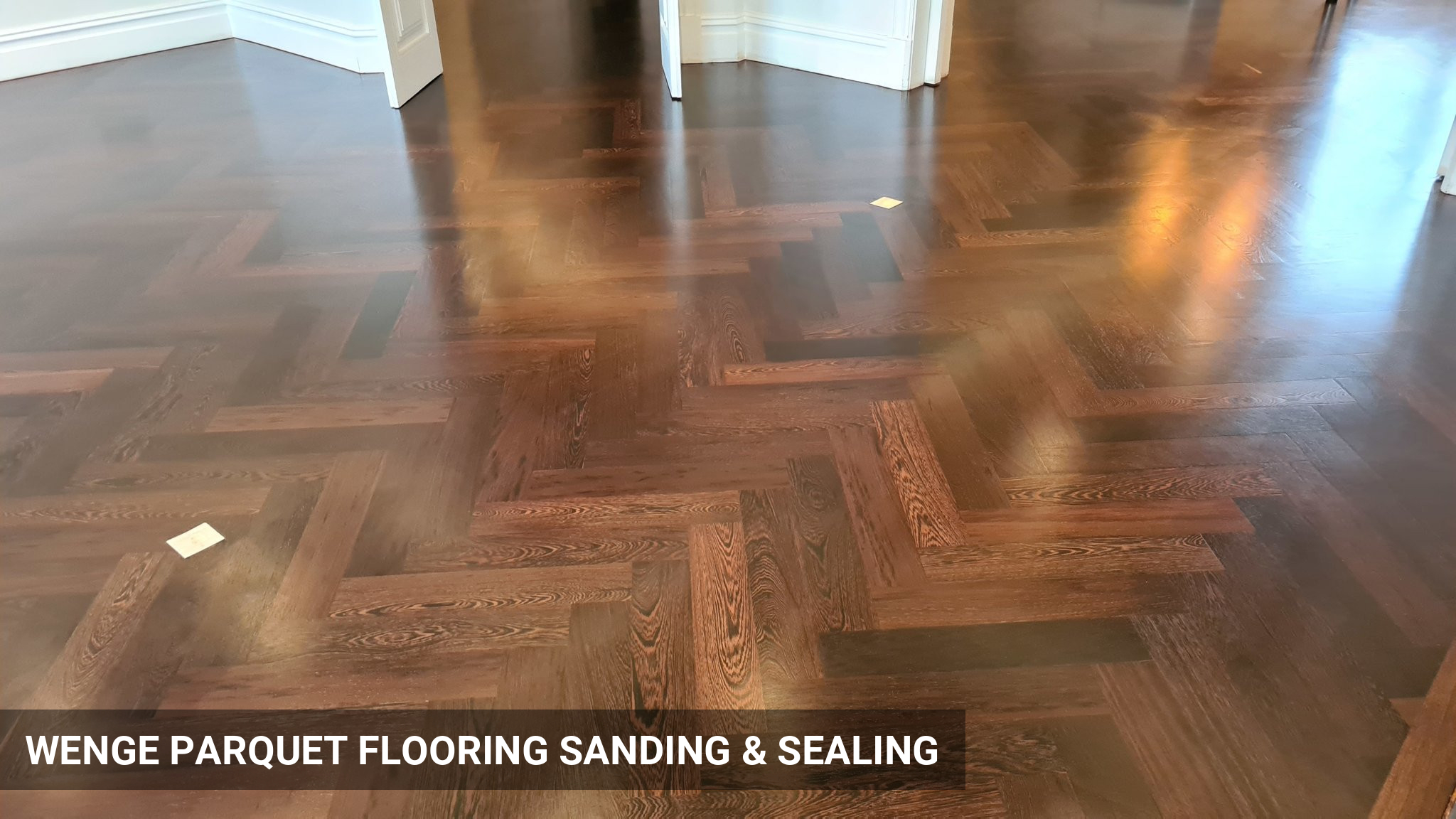 Wenge Parquet Flooring Sanding & Sealing in Kensington