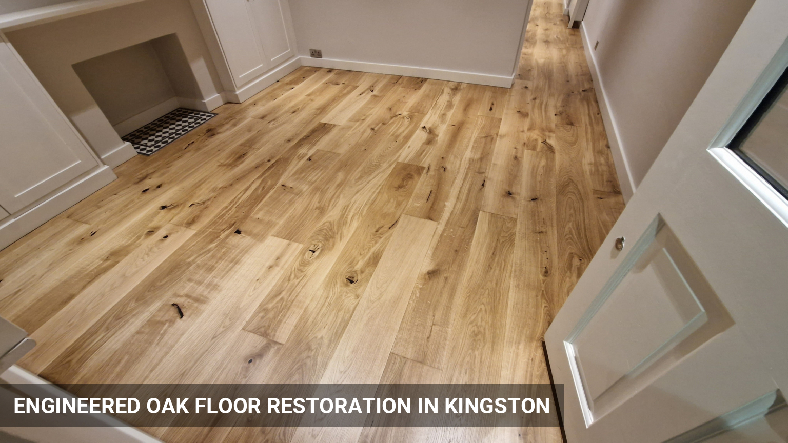 Engineered Oak Floor Restoration in Kingston