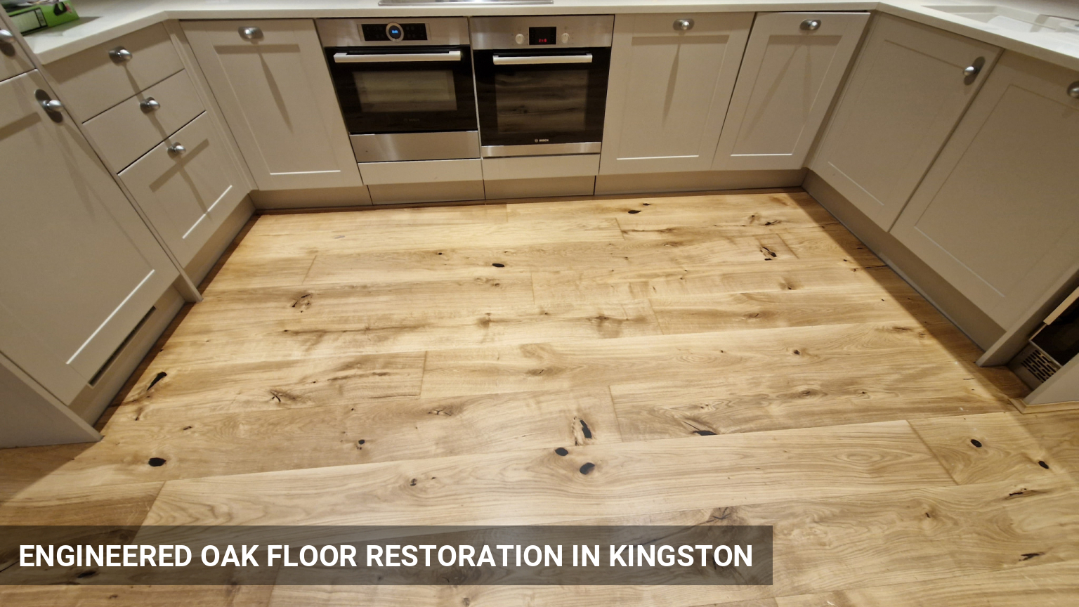 Engineered Oak Floor Restoration in Kingston, KT1, KT2